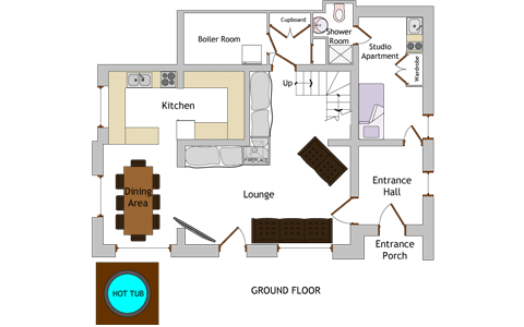 Marmotte Mountain Retreat Chamonix Floor Plan 1